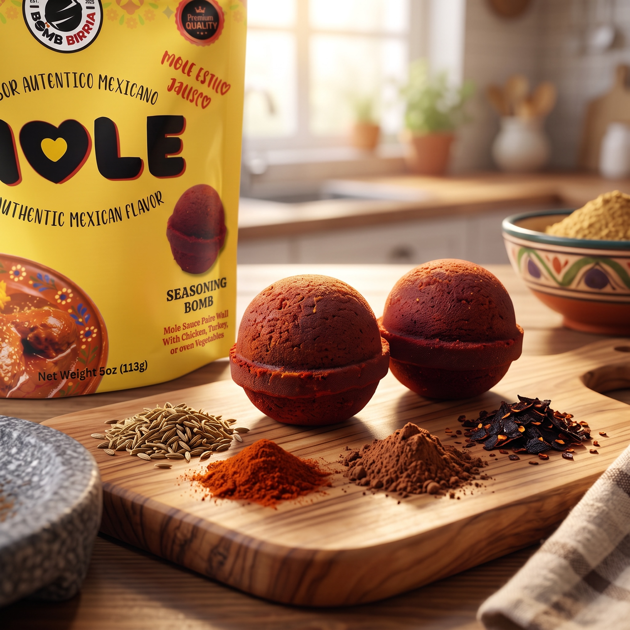 Mole Seasoning - 2 Medium Bombs